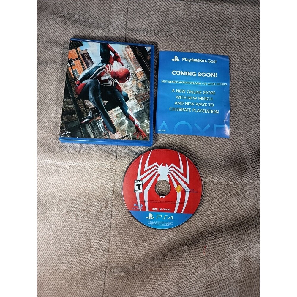 Marvel's Spider-Man PS4 PlayStation 4 2018 CIB Complete Unsure If DLC'S Work.